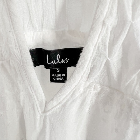 Lulus white tiered swing dress - Picture 4 of 6